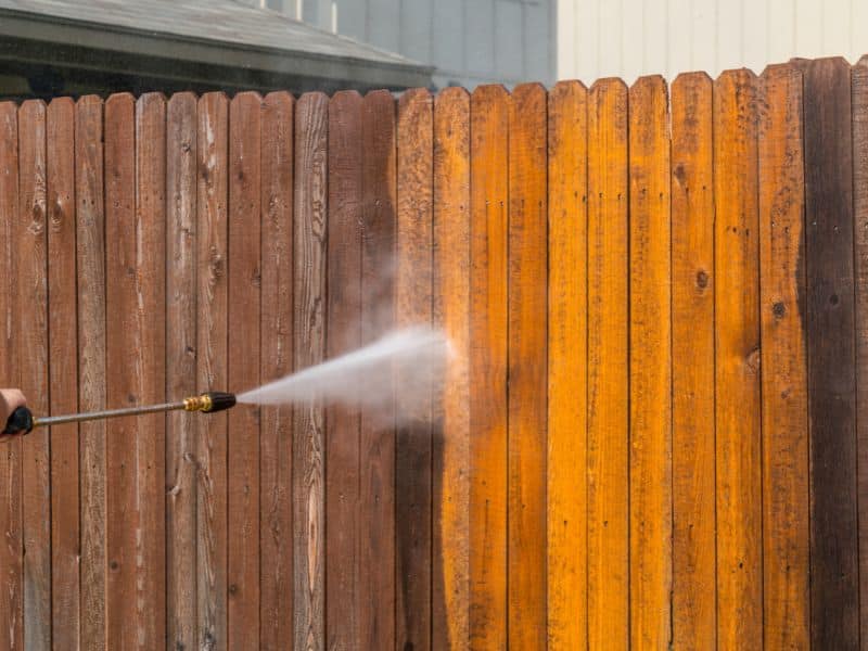 Wooden Fence Cleaning in Knoxville TN